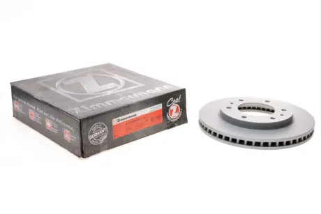 Диск тормозной (передний) Mitsubishi L200 04-/Pajero Sport 08- (294x28) (с покрытием) ZIMMERMANN 380.2172.20