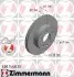 Диск тормозной (передний) MB Vito (W638) 96-03 (276x22) (с покрытием) (вентилированный) ZIMMERMANN 400.1448.20 (фото 1)