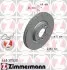 Диск тормозной (передний) Peugeot 407 04-10/Opel Combo 18-/508 10-18 (283x26) (с покр.) (вентилированный) ZIMMERMANN 440.3111.20 (фото 1)