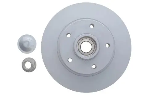 Диск тормозной (задний) Renault Megane 08-(260x8) (+ABS) (с подшипником) ZIMMERMANN 470.5401.20