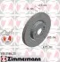 Диск тормозной (передний) Toyota Avensis 03-08 (295x26) (с покрытием) (вентилированный) ZIMMERMANN 590.2584.20 (фото 1)