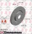 Диск тормозной (передний) Toyota Auris 10-/Rav4 2.0-2.2 06- (296x28) ZIMMERMANN 590.2810.52 (фото 1)