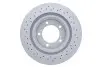 Диск тормозной (передний) Toyota Land Cruiser 200/Lexus LX 07-(340х32) (с покрытием) (с отверстием) (вент) ZIMMERMANN 590.2816.52 (фото 3)