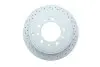 Диск тормозной (задний) Toyota Land Cruiser 200 08-(345x18) (с покрытием) (с отверстиями) (вентил.) ZIMMERMANN 590.2817.52 (фото 1)