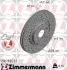 Диск тормозной (передний) Toyota Rav 4 12-/Lexus RX/NX 08- (328x28)(с покрытием) (вент) (с отверстиями) ZIMMERMANN 590.2825.52 (фото 1)